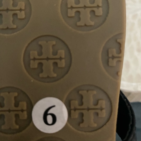 New black leather Tory Burch Slides FREE SHIPPING!! - Picture 6 of 6